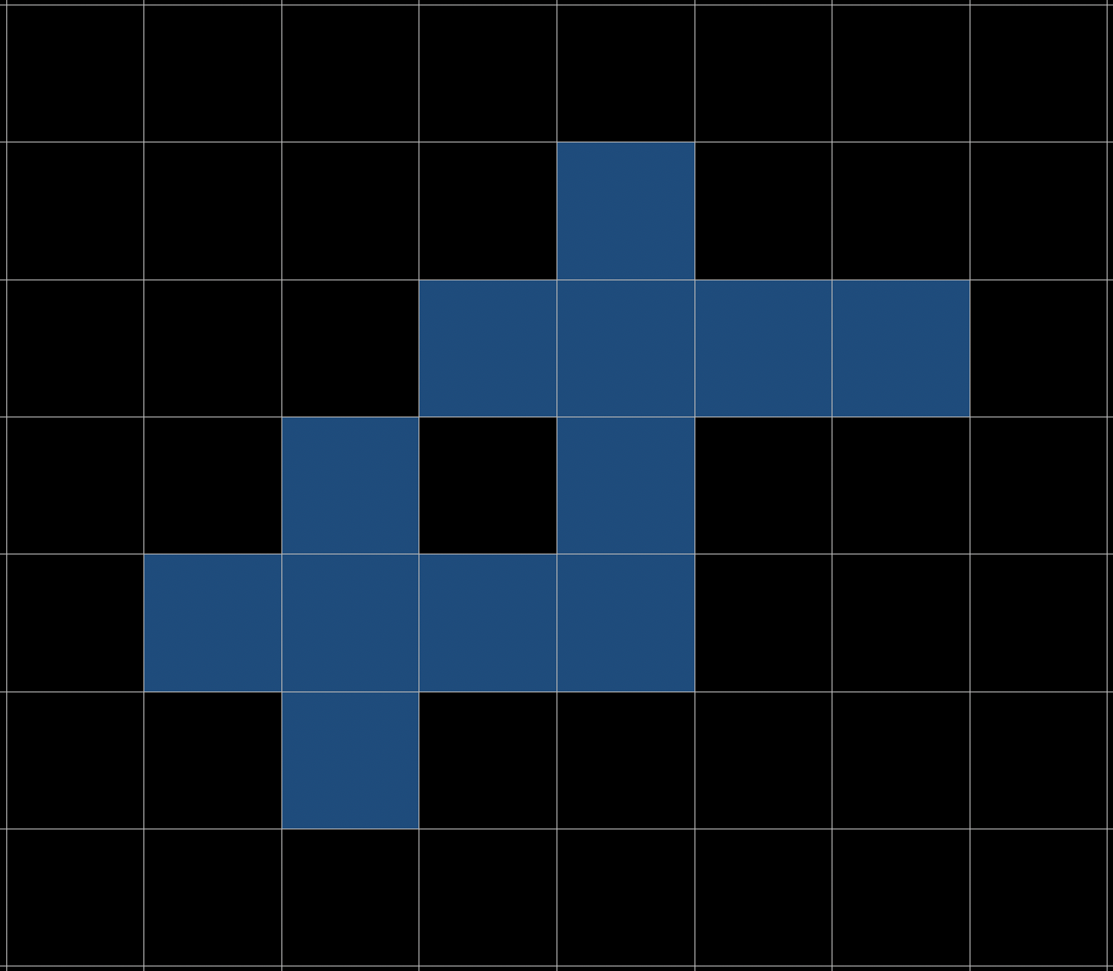 The Q-less grid likeliest to have a solution, made up of a three 4-letter words and a 3-letter word