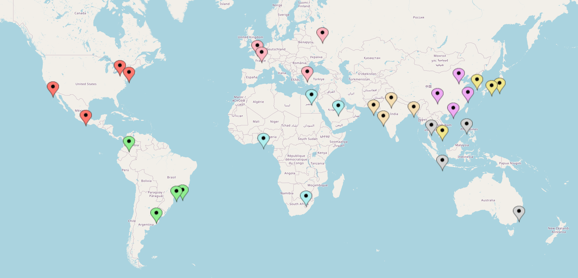 all 32 cities, ready to engage in some sort of activity