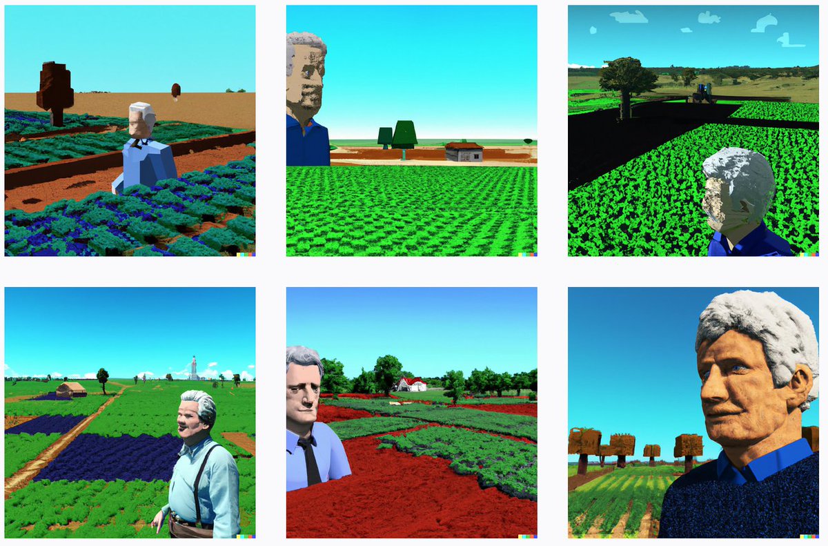 bill clinton farming in minecraft